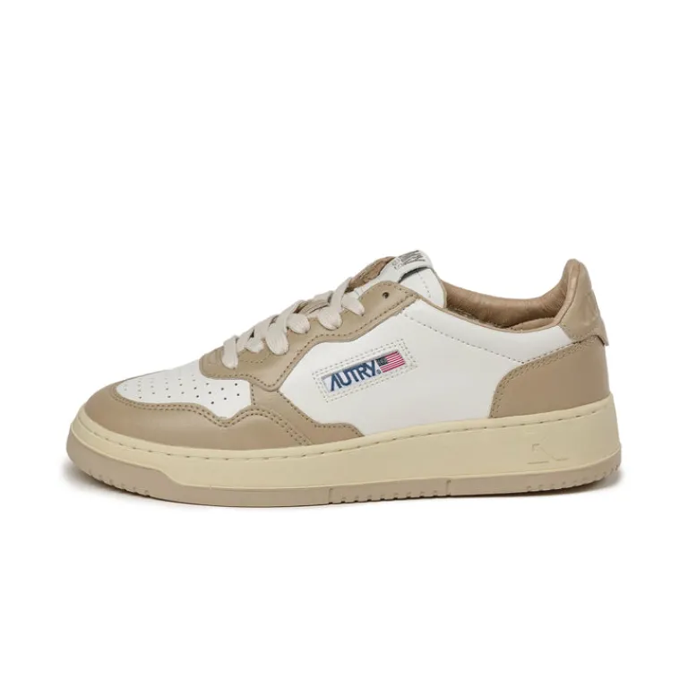 Leder Sneaker|Weiße Sneaker*Autry Medalist W Wht / Wht Pep