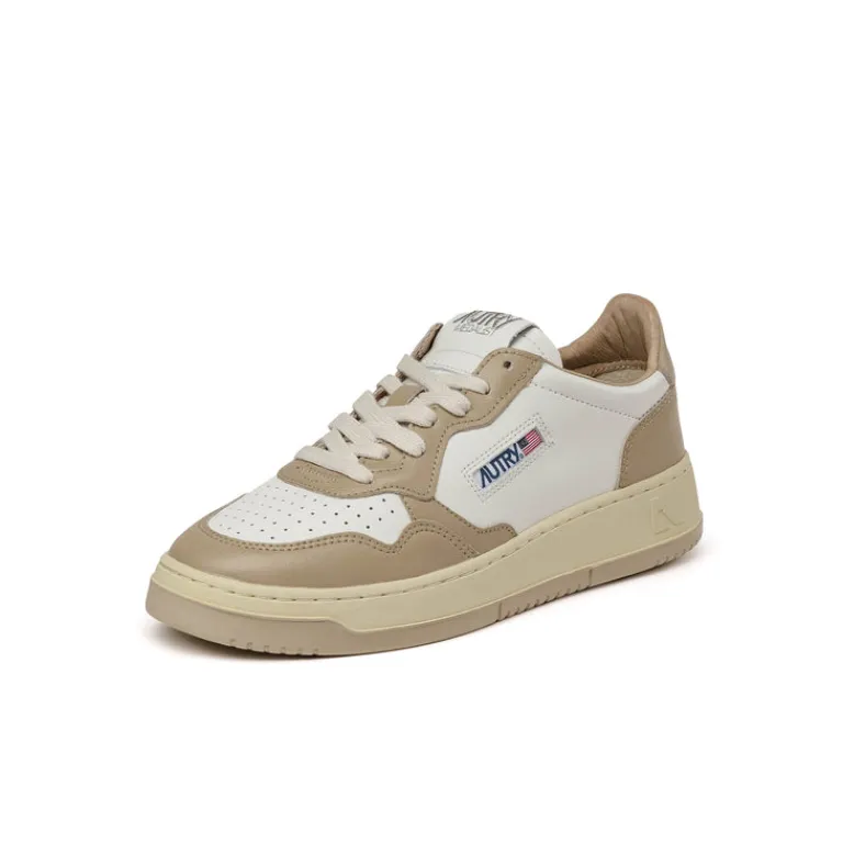 Leder Sneaker|Weiße Sneaker*Autry Medalist W Wht / Wht Pep