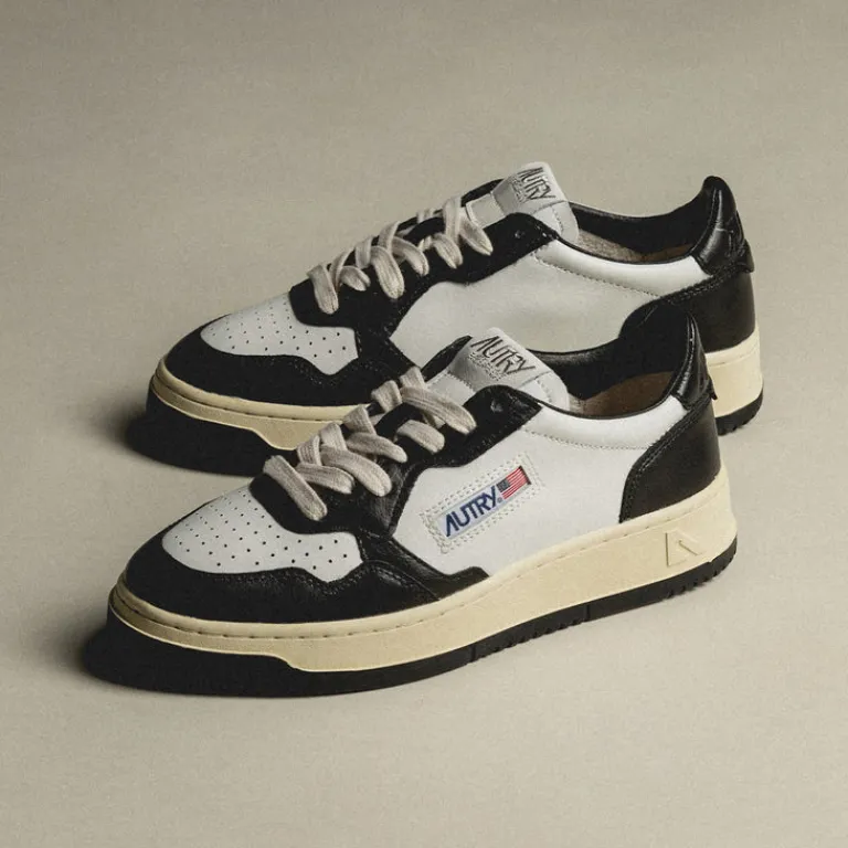 Leder Sneaker*Autry Medalist W White / Black