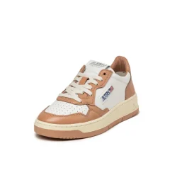 Leder Sneaker|Weiße Sneaker*Autry Medalist W White / Sandstorm