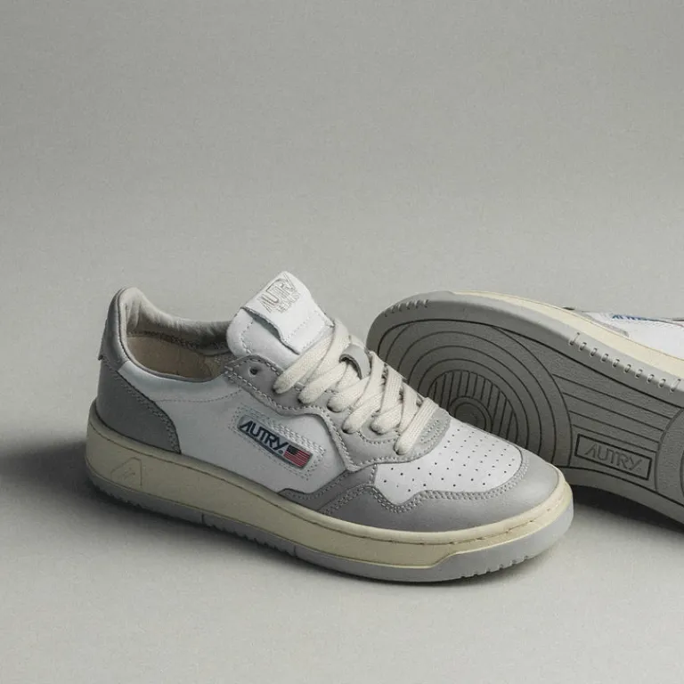 Leder Sneaker*Autry Medalist W Leat / Leat White / Vapor