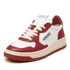 Leder Sneaker*Autry Medalist W White / Red