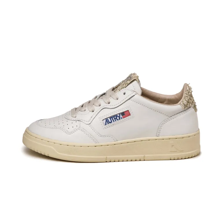 Leder Sneaker|Weiße Sneaker*Autry Medalist W Virgin / Diamond White / Dmn