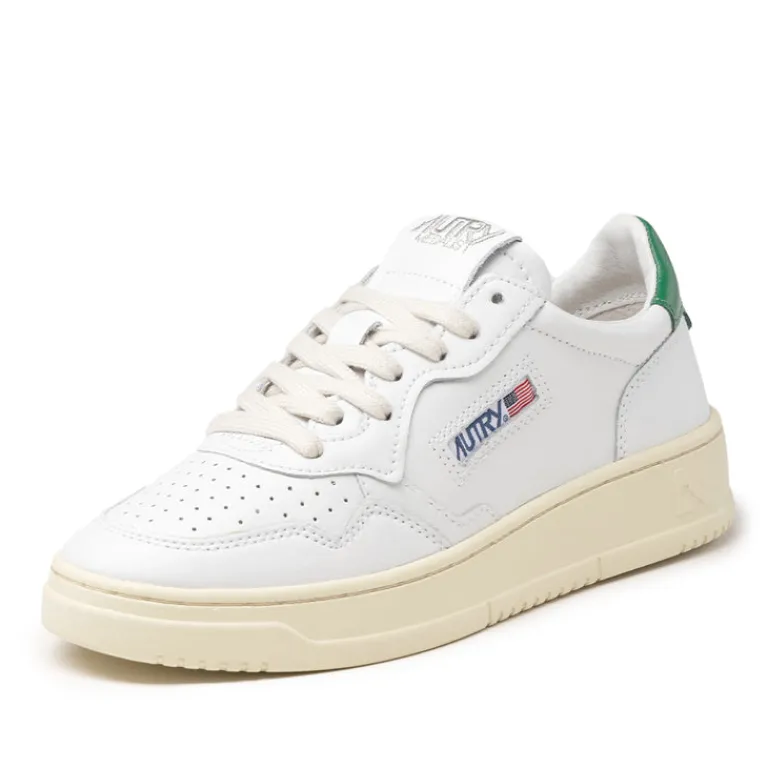 Leder Sneaker|Weiße Sneaker*Autry Medalist W White / Green