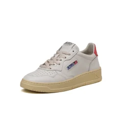 Leder Sneaker|Weiße Sneaker*Autry Medalist W White / Tearose