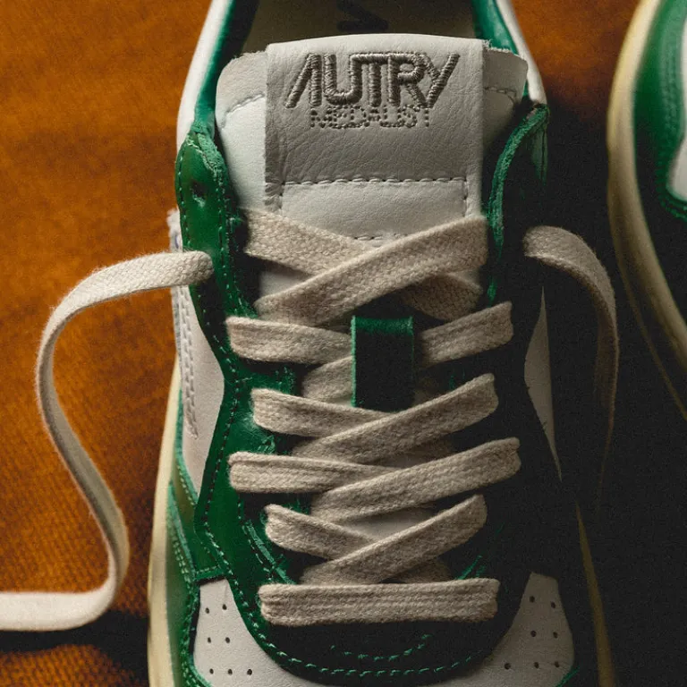 Leder Sneaker*Autry Medalist W White / Green