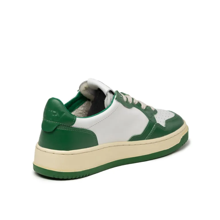 Leder Sneaker*Autry Medalist W White / Green