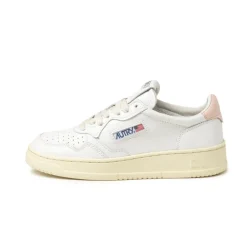 Leder Sneaker|Weiße Sneaker*Autry Medalist W Leat / Leat White / Pink