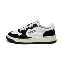 Leder Sneaker|Weiße Sneaker*Autry Medalist W *Goat / Canvas* Black