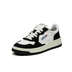 Leder Sneaker|Weiße Sneaker*Autry Medalist W *Goat / Canvas* Black