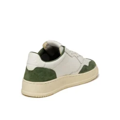 Leder Sneaker|Weiße Sneaker*Autry Medalist W *Goat / Suede* White / Military
