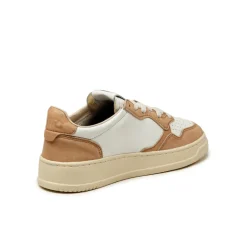 Leder Sneaker|Weiße Sneaker*Autry Medalist W *Goat / Wash* White / Caramel