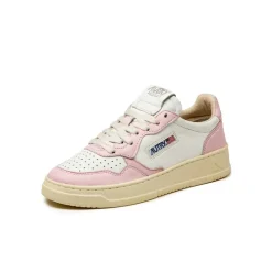 Leder Sneaker|Weiße Sneaker*Autry Medalist W *Goat / Wash* White / Blush Bride