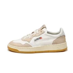 Leder Sneaker*Autry Medalist W *Honey / Canvas* White / White