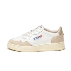 Leder Sneaker|Weiße Sneaker*Autry Medalist W *Leather / Suede* White / White Pepper