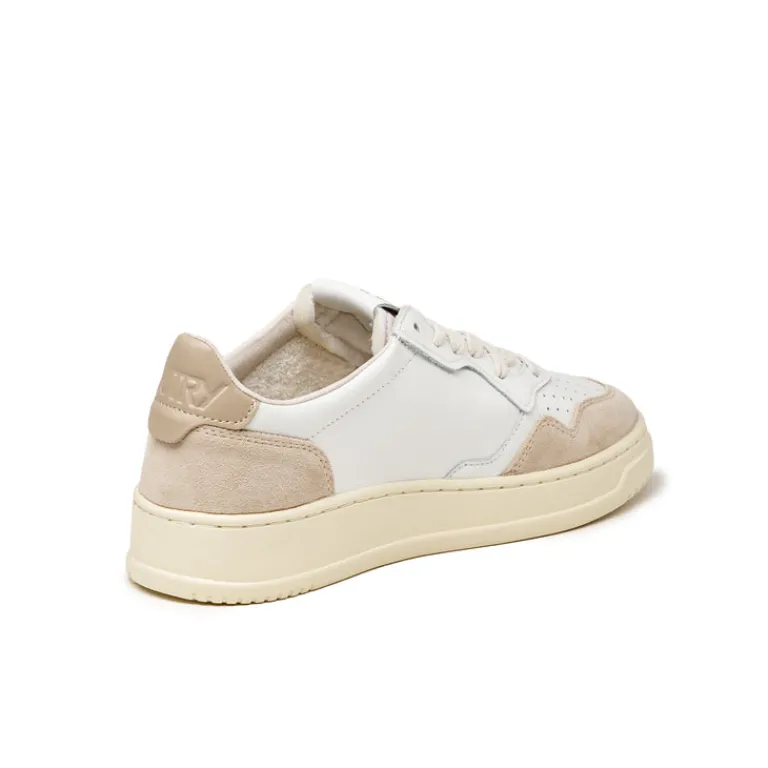 Leder Sneaker|Weiße Sneaker*Autry Medalist W *Leather / Suede* White / White Pepper