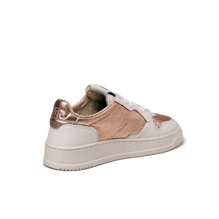 Leder Sneaker|Weiße Sneaker*Autry Medalist W *Leather / Goat* White / Cupper