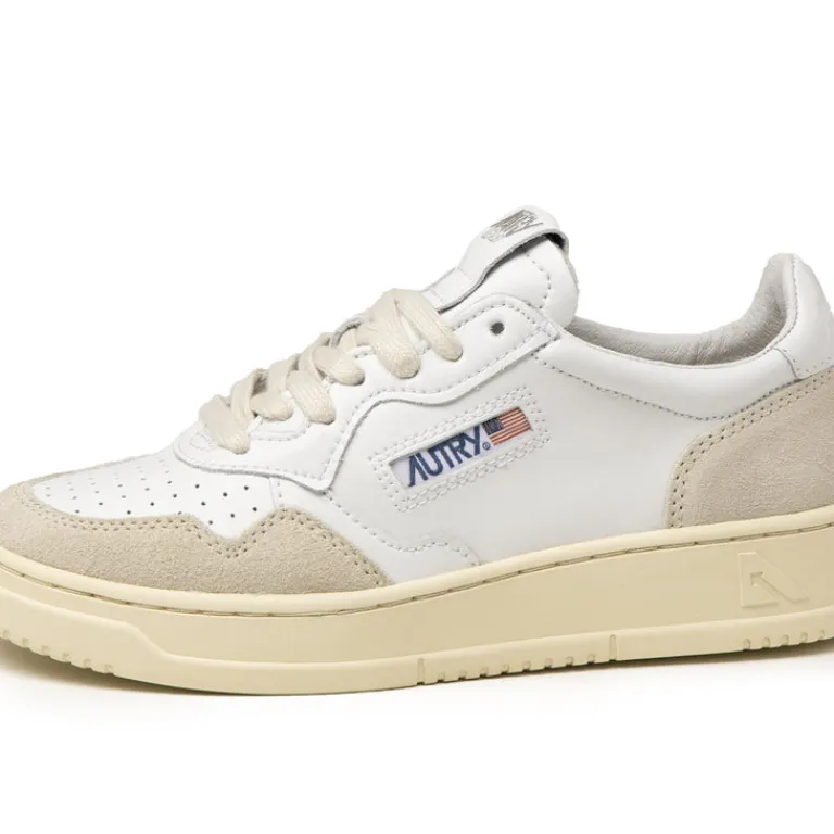 Leder Sneaker|Weiße Sneaker*Autry Medalist W *Leather / Suede* White