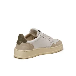 Leder Sneaker|Weiße Sneaker*Autry Medalist W *Leather / Suede* White / Court Green