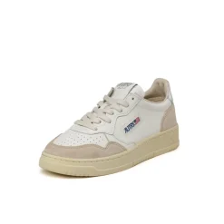 Leder Sneaker|Weiße Sneaker*Autry Medalist W *Leather / Suede* White / Silver
