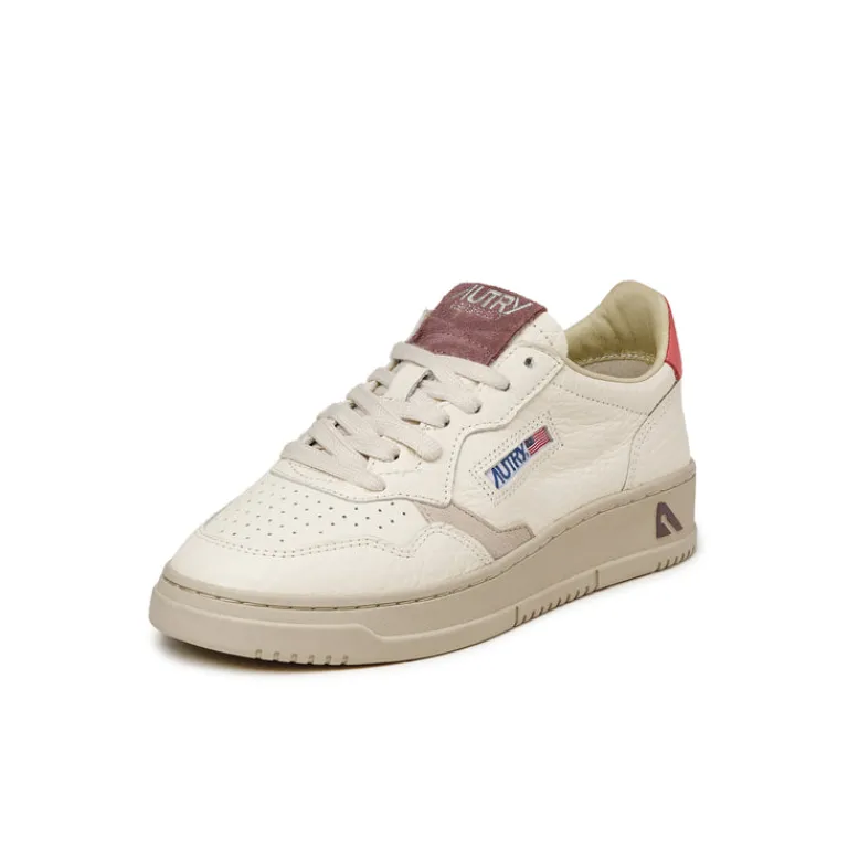 Leder Sneaker*Autry Medalist W *Nubuk / Elephant* Rose / Sand