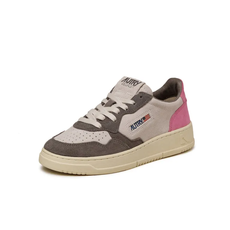 Leder Sneaker*Autry Medalist W *Suede* Barbie / Black