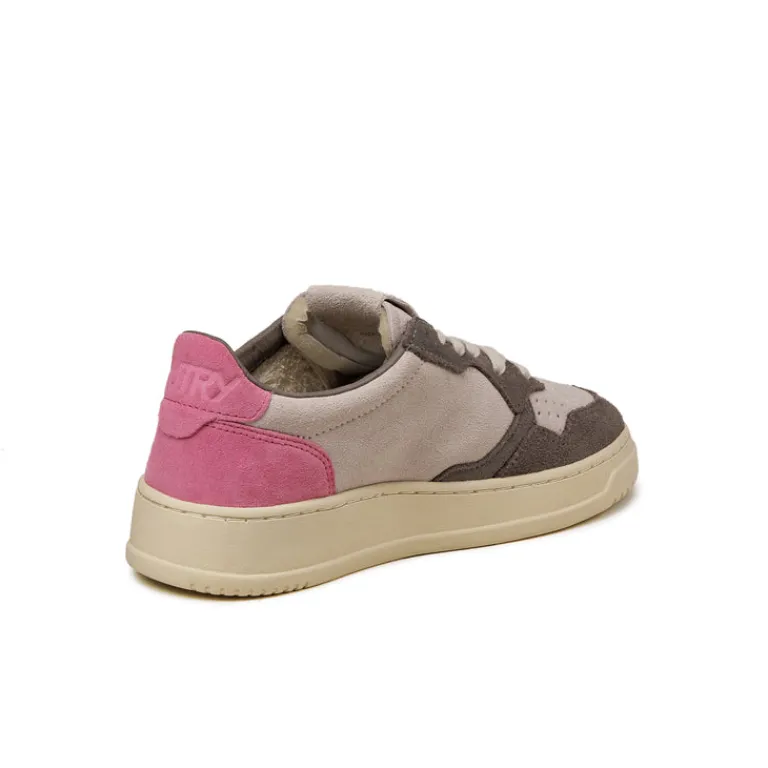 Leder Sneaker*Autry Medalist W *Suede* Barbie / Black