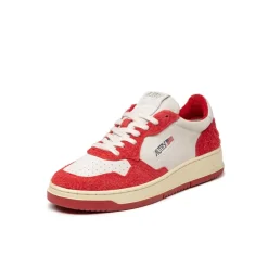 Leder Sneaker*Autry Medalist W *Suede / Long Suede* Red