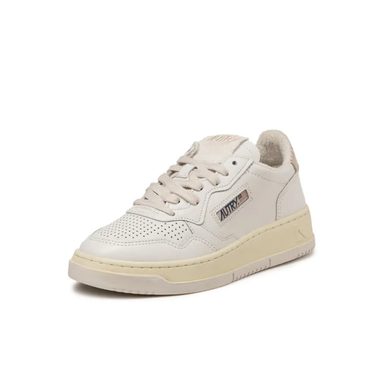 Leder Sneaker|Weiße Sneaker*Autry Medalist W *Virgin / Sponge* White / Ivory