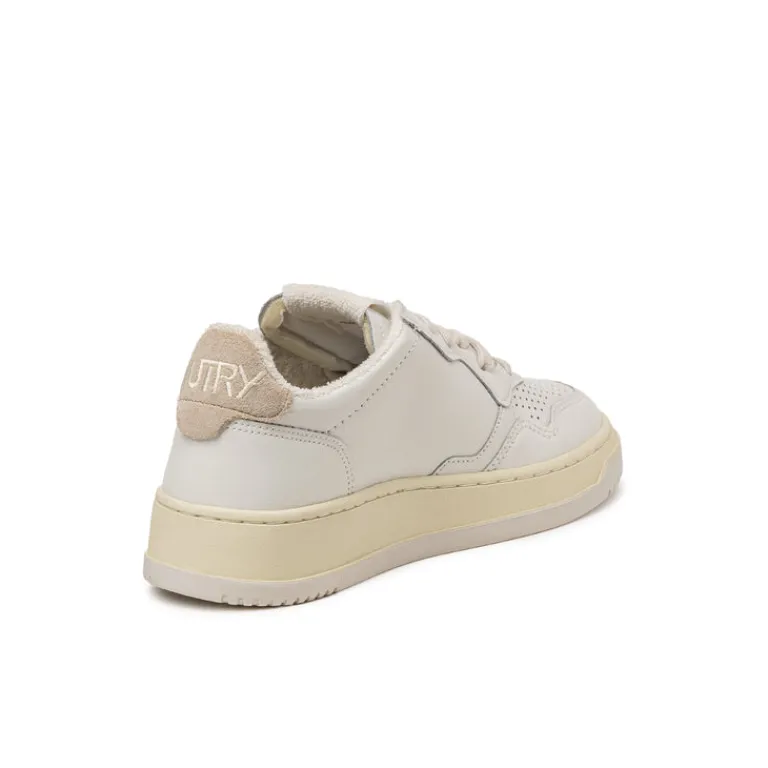 Leder Sneaker|Weiße Sneaker*Autry Medalist W *Virgin / Sponge* White / Ivory