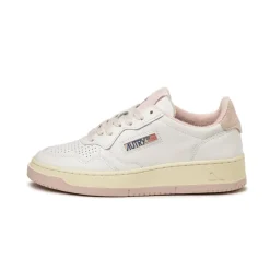 Leder Sneaker|Weiße Sneaker*Autry Medalist W *Virgin / Sponge* White / Powder Pink