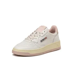 Leder Sneaker|Weiße Sneaker*Autry Medalist W *Virgin / Sponge* White / Powder Pink