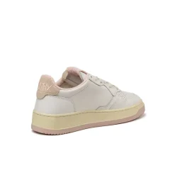 Leder Sneaker|Weiße Sneaker*Autry Medalist W *Virgin / Sponge* White / Powder Pink