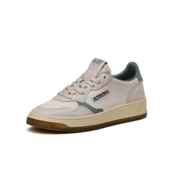Leder Sneaker|Weiße Sneaker*Autry Medalist W *Virgin / Crack* White / Silver Blue