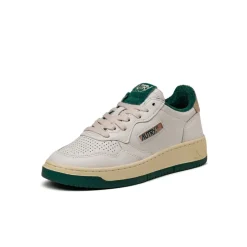 Leder Sneaker|Weiße Sneaker*Autry Medalist W *Virgin / Sponge* White / Forest