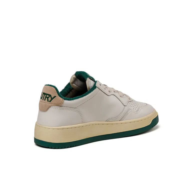Leder Sneaker|Weiße Sneaker*Autry Medalist W *Virgin / Sponge* White / Forest