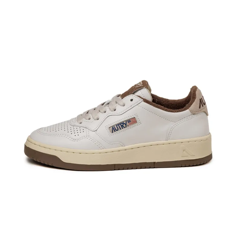 Leder Sneaker|Weiße Sneaker*Autry Medalist W *Virgin / Sponge* White / Sep