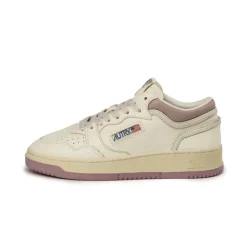 High-Top Sneaker|Leder Sneaker*Autry Med-Way Mid W *Leather / Crack* Zephyr / Marshmallow