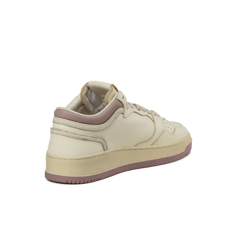 High-Top Sneaker|Leder Sneaker*Autry Med-Way Mid W *Leather / Crack* Zephyr / Marshmallow