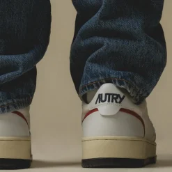 Leder Sneaker|Weiße Sneaker*Autry Open Low Dragon