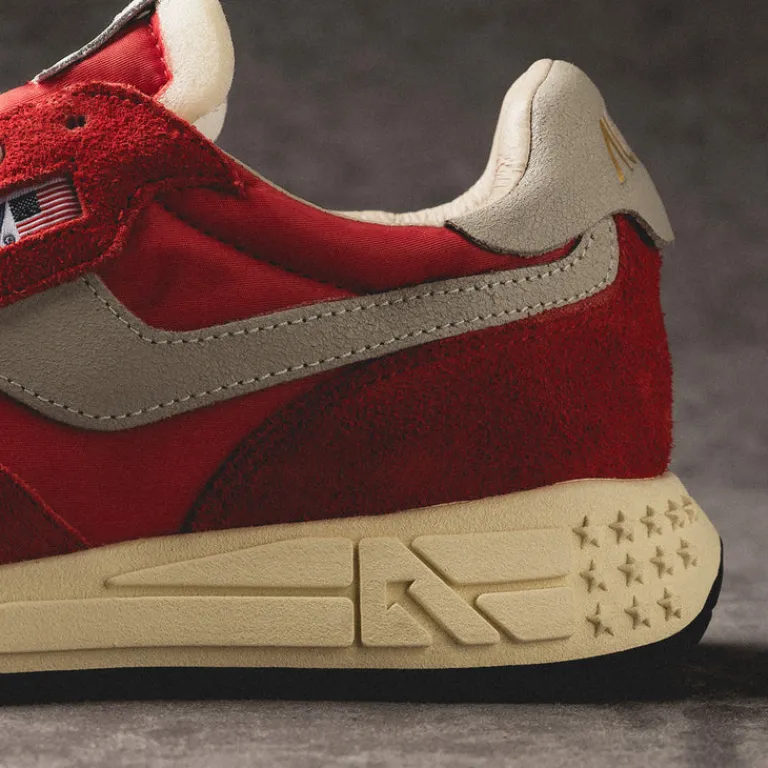 Leder Sneaker|Retro Runner*Autry Reelwind Low Red