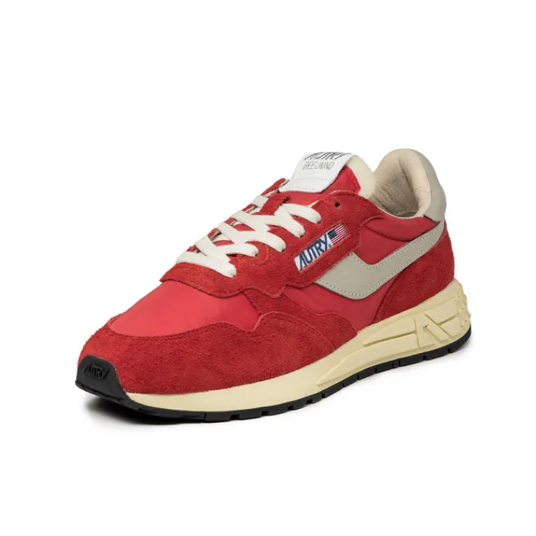 Leder Sneaker|Retro Runner*Autry Reelwind Low Red