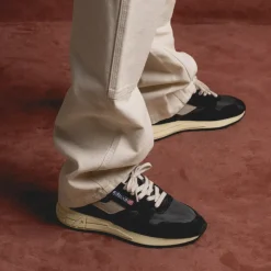 Leder Sneaker|Retro Runner*Autry Reelwind Low Black