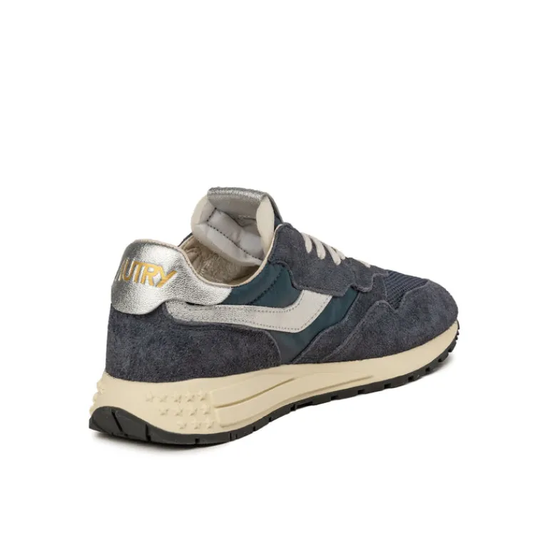 Leder Sneaker|Retro Runner*Autry Reelwind Low Space / Silver