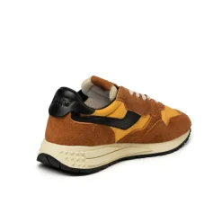 Leder Sneaker|Retro Runner*Autry Reelwind Low *Hairy Suede / Nylon* Sunset / Black