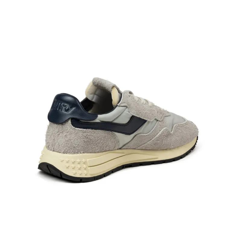 Leder Sneaker|Retro Runner*Autry Reelwind Low *Hairy Suede / Nylon* Loft / Space