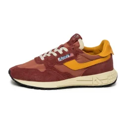 Leder Sneaker|Retro Runner*Autry Reelwind Low *Hairy Suede / Nylon* Bld / Cdmylw