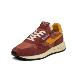 Leder Sneaker|Retro Runner*Autry Reelwind Low *Hairy Suede / Nylon* Bld / Cdmylw