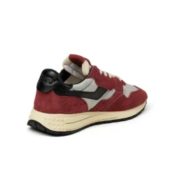Leder Sneaker|Retro Runner*Autry Reelwind Low *Hairy Suede / Nylon* Crdnl / Blk