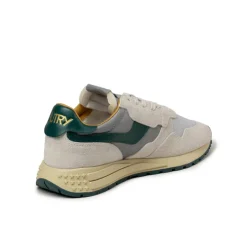 Leder Sneaker*Autry Reelwind Low *Reflective Leather* Silver / Mountain